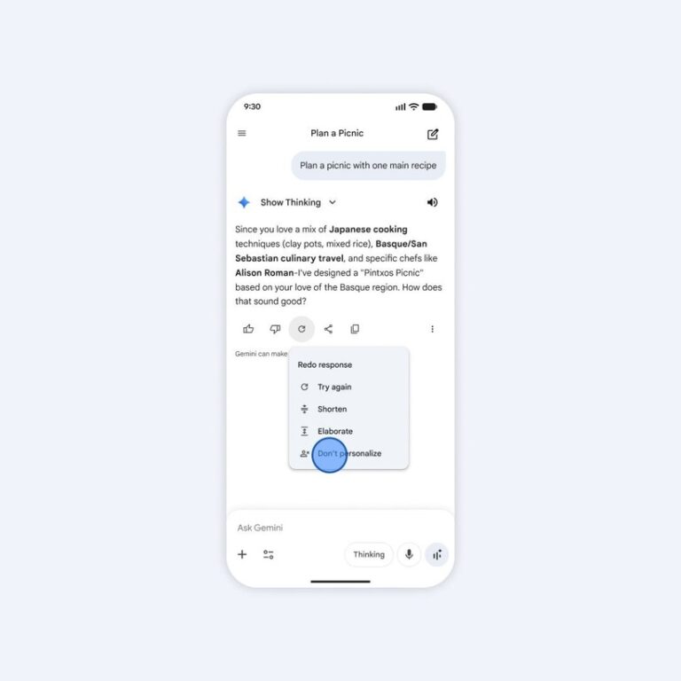 Gemini poate accesa datele conturilor Google pentru a oferi răspunsuri personalizate