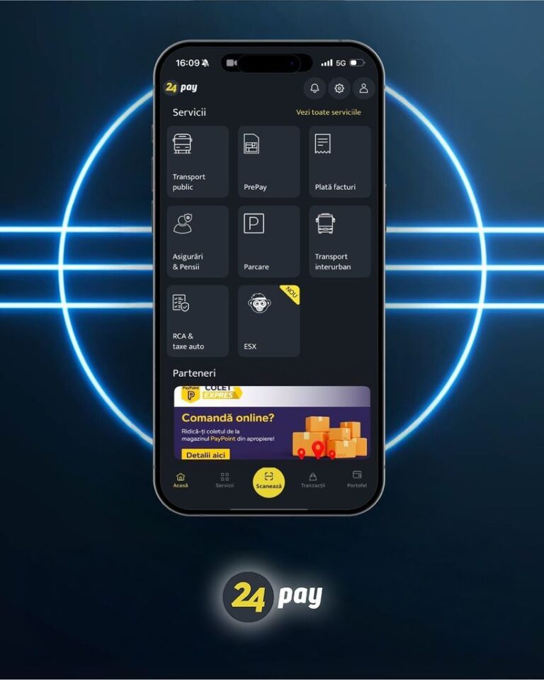 Aplicaţia 24pay a procesat în 2025 aproape 18 milioane de tranzacţii, valoarea totală a sumelor generate depăşind 160 de milioane de lei